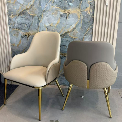 Giza Dining Chairs (Sold as a set of 2) Off White/Grey