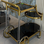 Gail 3 level Drinks Trolley (Available in Gold or Silver)