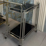 Singh 2 Shelf Drinks Trolley (Available in Gold or Silver)