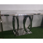 Camellia Marble Console Table (Available in Gold or Silver)