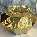 Amancio Heptagon Coffee Table (90 cm) Gold