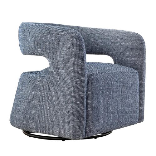 Dolce Vita Swivel Chair (Reflecting Blue Steel)
