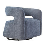 Dolce Vita Swivel Chair (Reflecting Blue Steel)