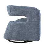 Dolce Vita Swivel Chair (Reflecting Blue Steel)