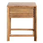 Tessa Acacia Wood Pedestal/Nightstand (65 H cm)