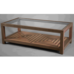 Archie Fir Wood Coffee Table (120 cm)
