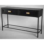 Onyx Metal Console/Entryway Table (132 cm)