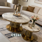 Sumatra Coffee Table and matching side table Set (90/50 cm)