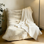 The Urban Tufted Floor Chair (Available in Cream or Grey)
