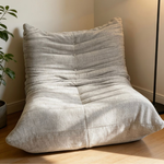 The Urban Tufted Floor Chair (Available in Cream or Grey)