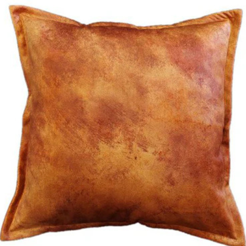 Burnt Hide Cushion