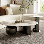 Kate Coffee Table and Side table set (Available in Black and Gold)