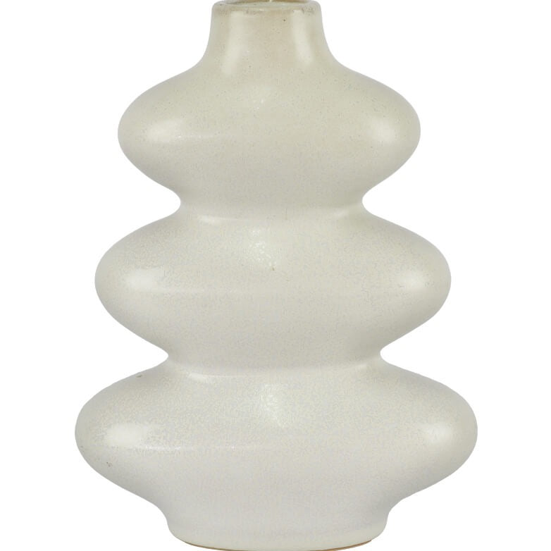 Gatsby White Vase (23 x 17 cm)