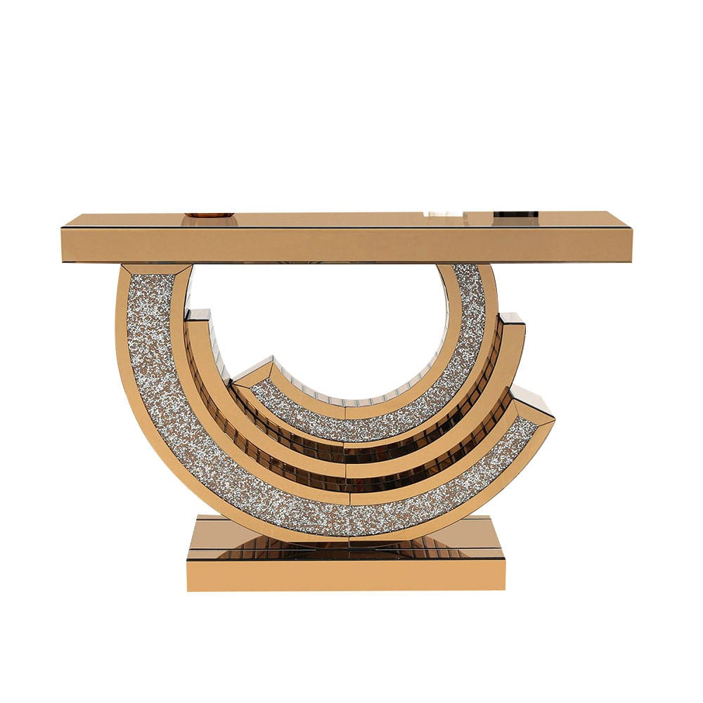 Leandro Mirror Console Table (Available in Rose Gold and Silver) - MHF Decor-Delights