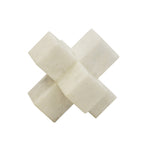 Marble Decor Object (White) 19 cm