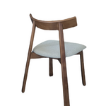 Arden Ash Wood Dining Chair upholstered in Cotton Linen