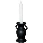 Black Candle Holder (13 cm) - MHF Decor-Delights