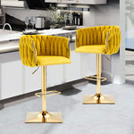 Aisha Velvet Bar Stools (Available in Various Colours)