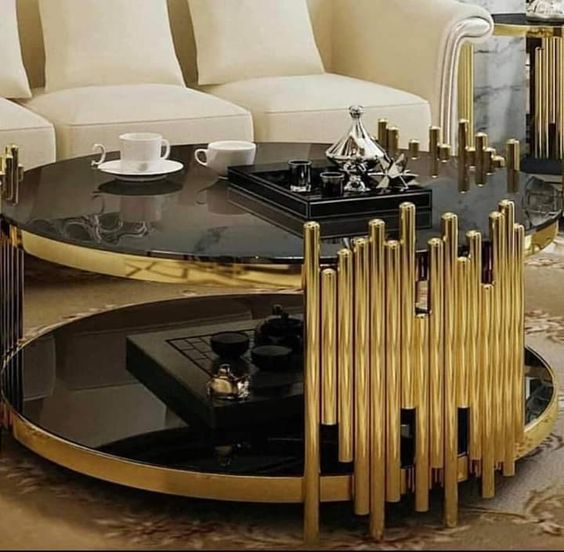 Zoey Coffee Table (Available in Gold or Silver)