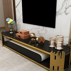 Zoey TV Unit/Plasma Stand 160 cm (Available in Gold or Silver)