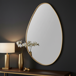 Abstract Gold Mirror Close-Up Luxury Setting