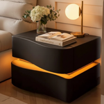 Amber Nightstand Luxury Bedroom Setting