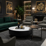 Apollo Coffee Table & Side Table Set – Lifestyle