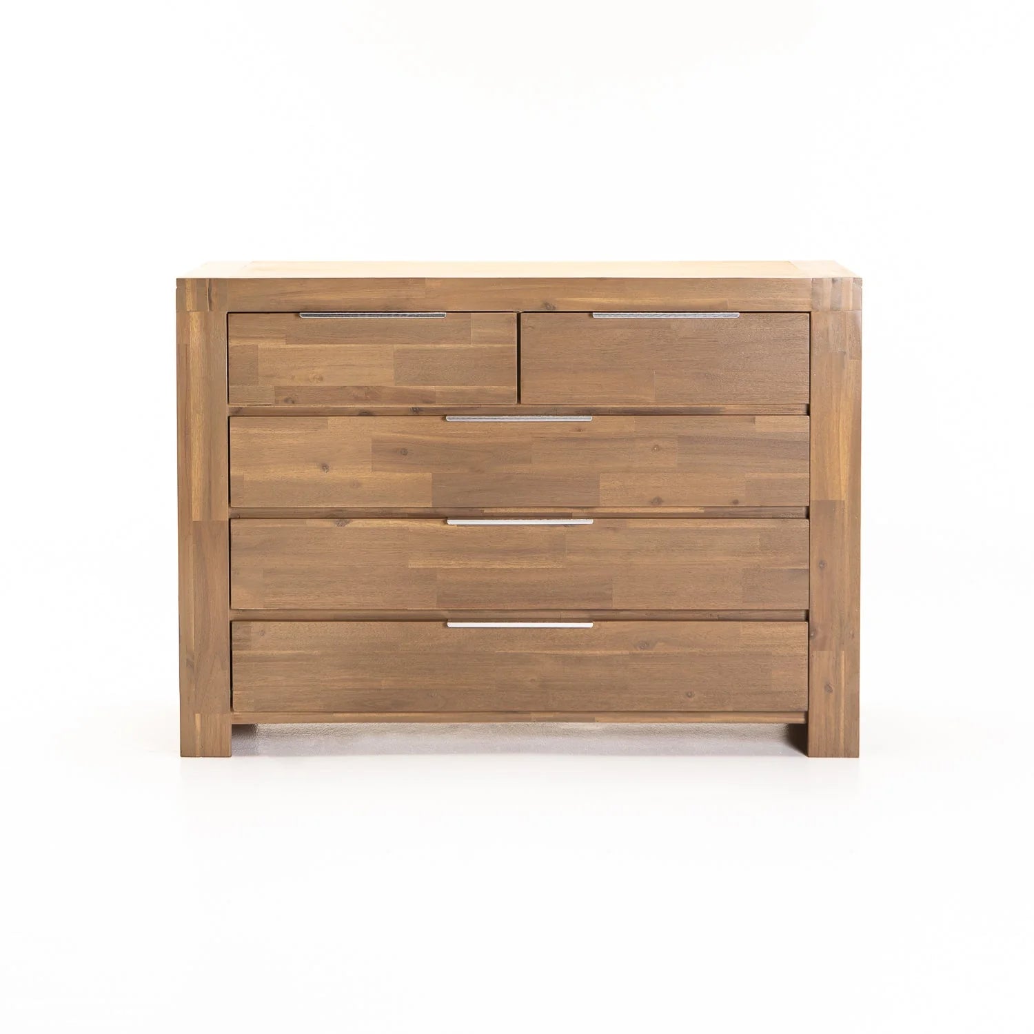 Stacey 5 Drawer Chest of Drawers (120 cm) Light Oak