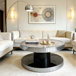 Axis Mirror Coffee Table in Luxurious Setting