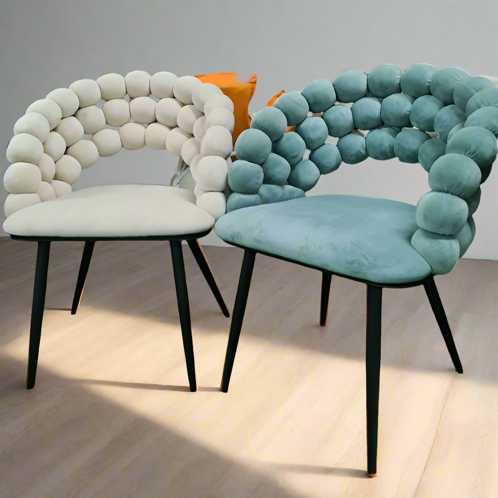 Alley Dining Chairs (Available in White or Teal)