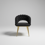 Black bubble dining chair