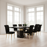 Black Marble Dining Table - Square 1:1