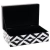 Black/White Jewellery box (20 cm)