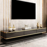 Gabrielle TV Unit/Plasma Stand with matching Coffee Table Set (Black)