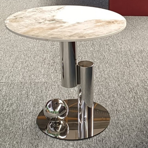 Cypher/Saturn Side Table (Silver)