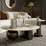 Coffee table and side table in luxurious setting