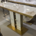 Console Table Clean Marble Top