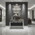 Console table in luxurious setting