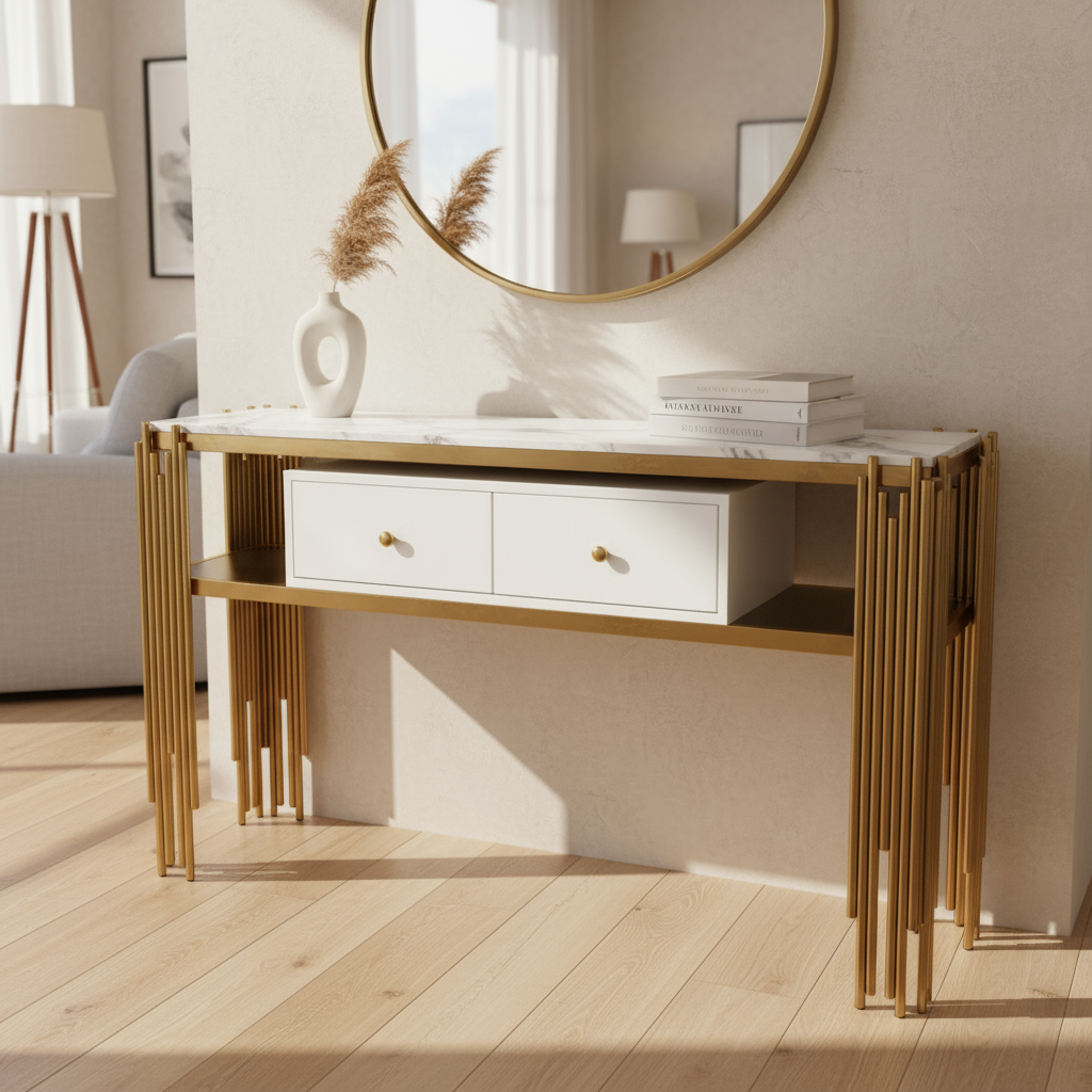 Console Table in Modern Setting