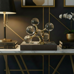 Crystal Gold Sculpture - Half Size of Book