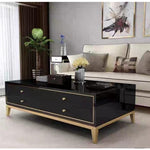 Antonio Glossy Coffee Table (Black) - MHF Decor-Delights