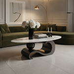 Cypher Charcoal Coffee Table — Contemporary Setting