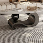 Cypher Coffee Table (Charcoal) 130 cm