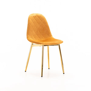 Matt Velvet Dining Chair (Various colours) - MHF Decor-Delights