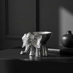 Elephant bowl close-up in luxury setting