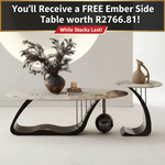 PROMO DEAL - Ember Coffee Table (Available in Black or Gold) RECEIVE YOUR FREE EMBER MATCHING SIDE TABLE!