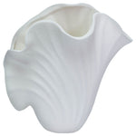 Tides Fan Vase (23 cm) White