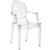 Lia Transparent arm Chair