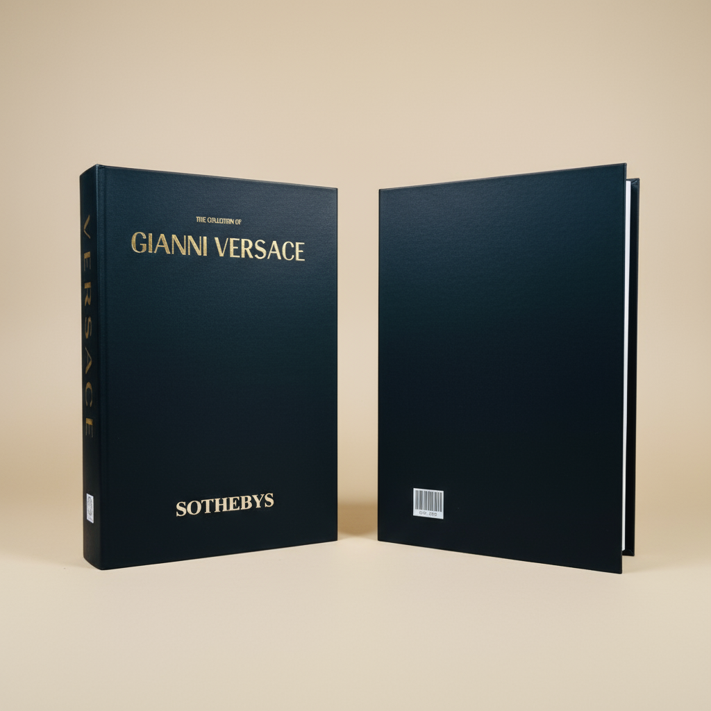 Gianni Versace book front and back view