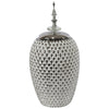 Tiffany Silver Ginger Jar with lid (37 cm)